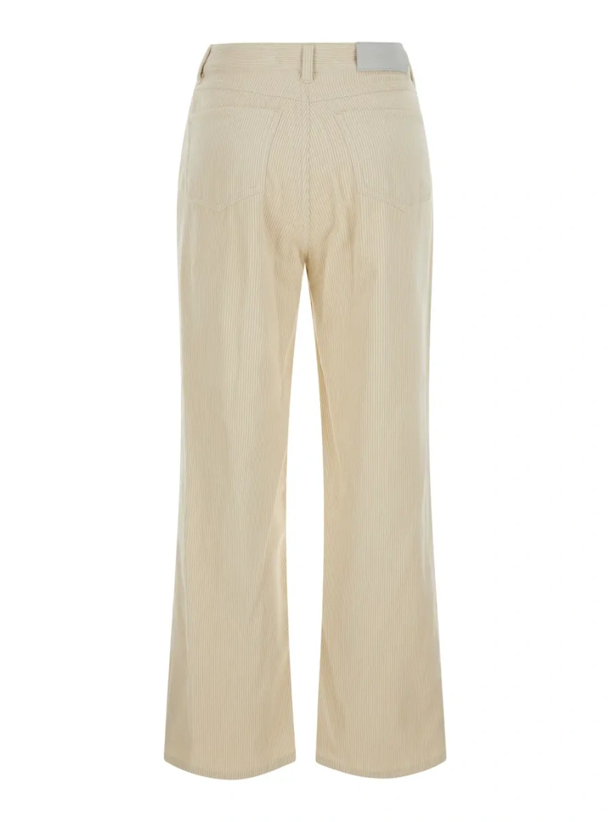 Blugi Five-pocket design jeans with bleach effect in blue denim - Img 2
