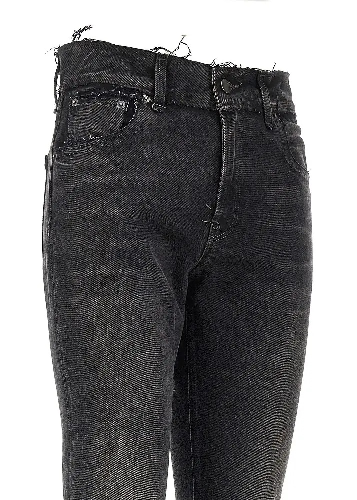 Blugi 'Flora' vintage effect jeans - Img 2