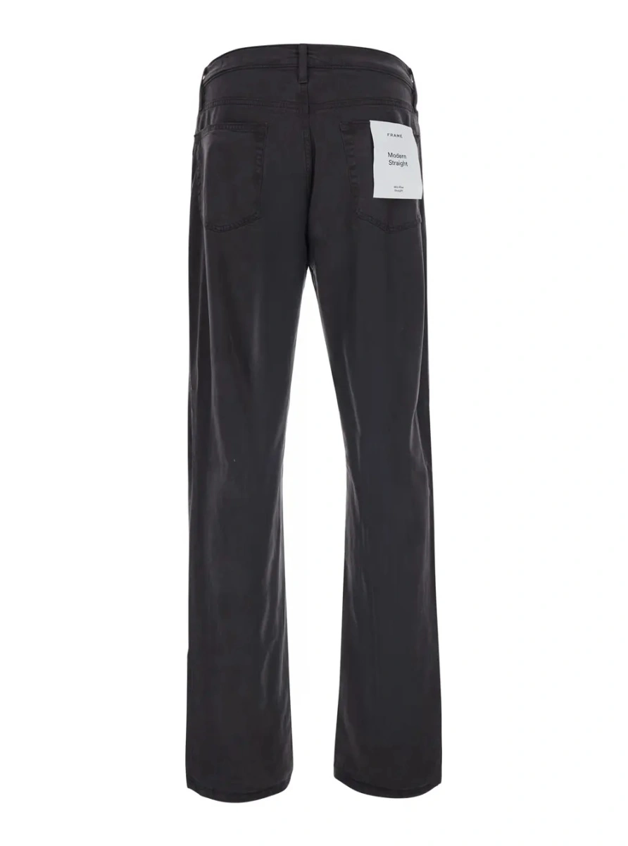 Blugi FRAME albastri din denim - Img 2
