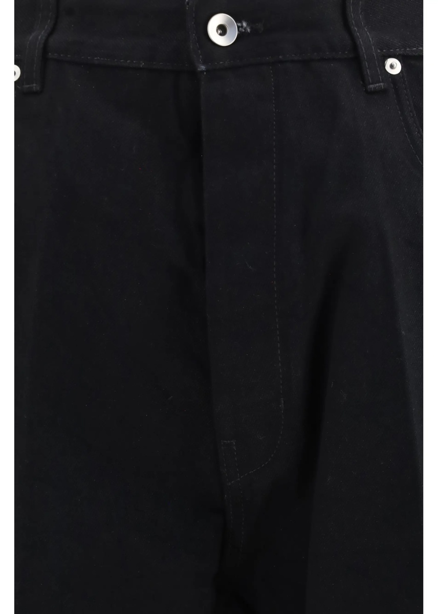 Blugi Frayed hem cotton Jeans - Img 3