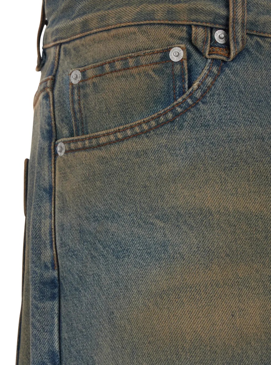 Blugi Grey Jeans 'LE DE-NIMES BERGER' Five-Pocket In Denim Men - Img 3