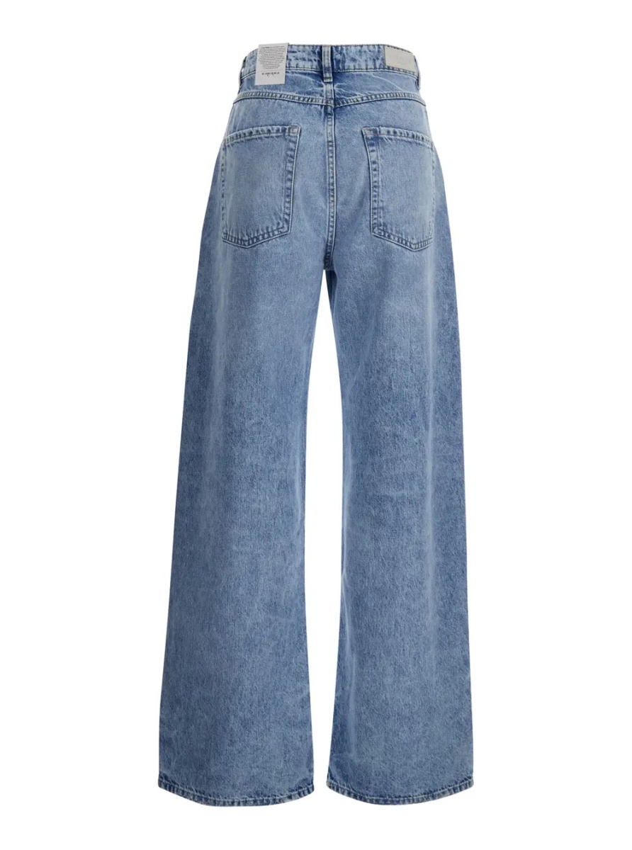 Blugi Jeans 'WOMAN JEANS' with five pockets in Blue Organic Cotton for Women - Img 2