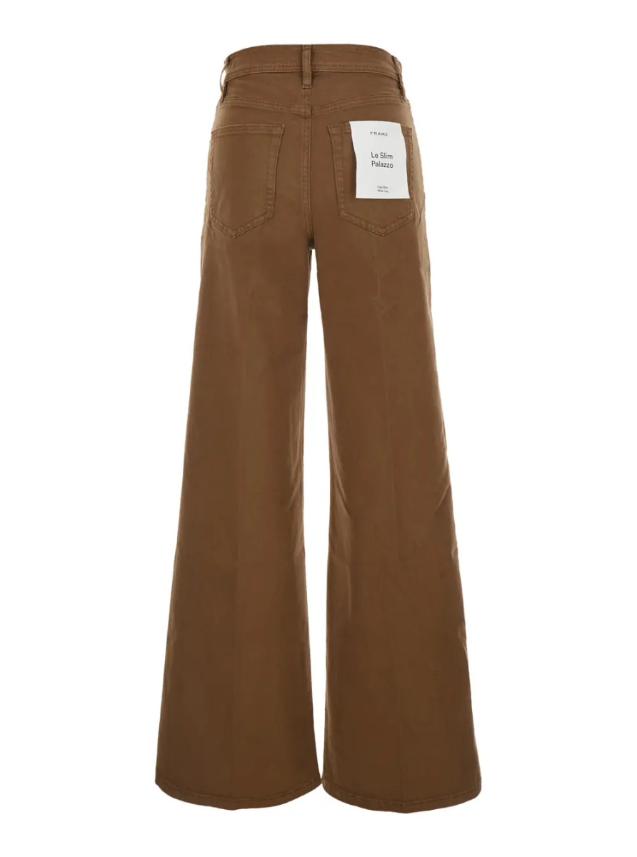 Blugi 'Le Slim Palazzo' Brown jeans with Wide Leg in Denim for Women - Img 2