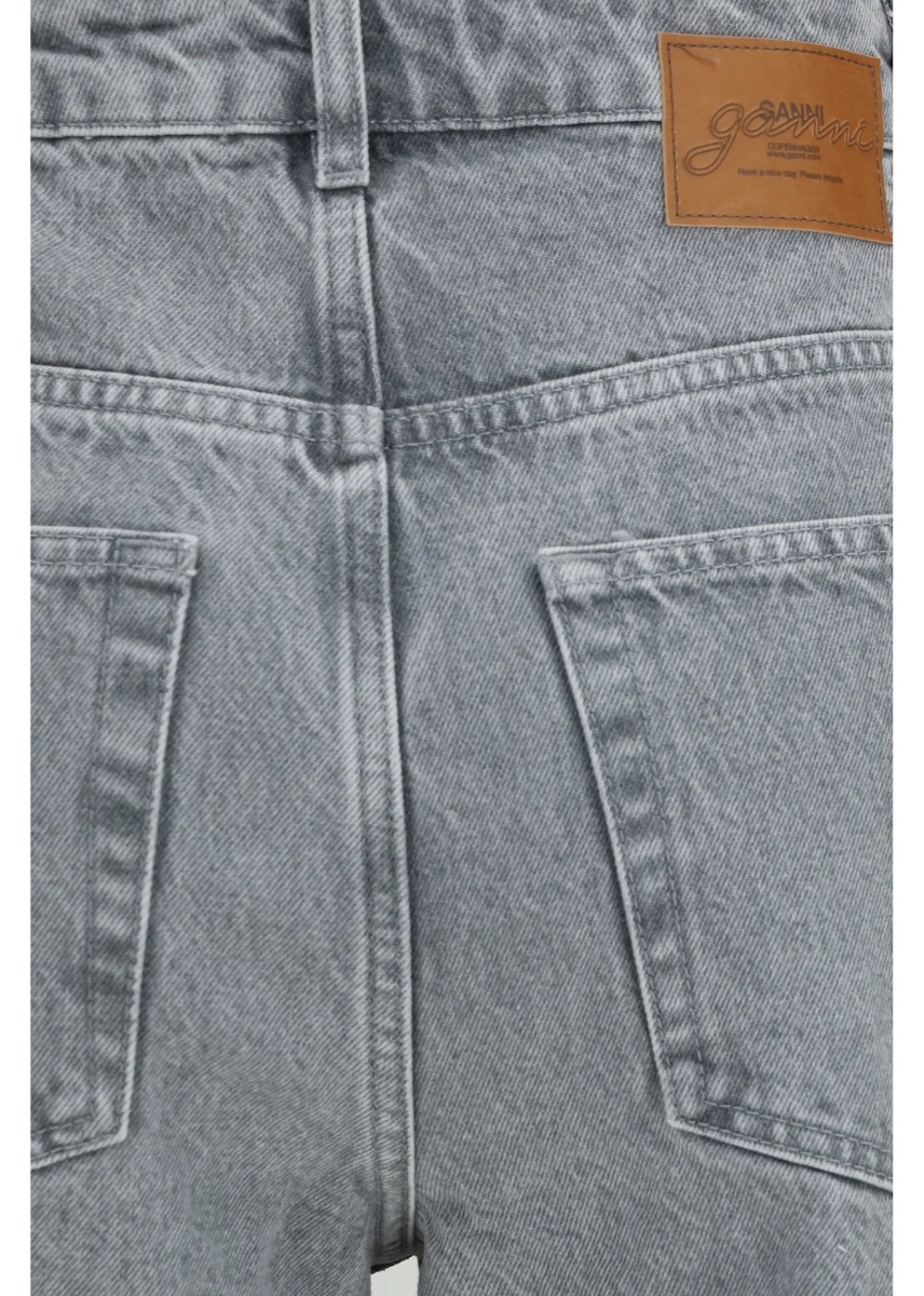 Blugi Rigid denim cuffed Jeans - Img 3