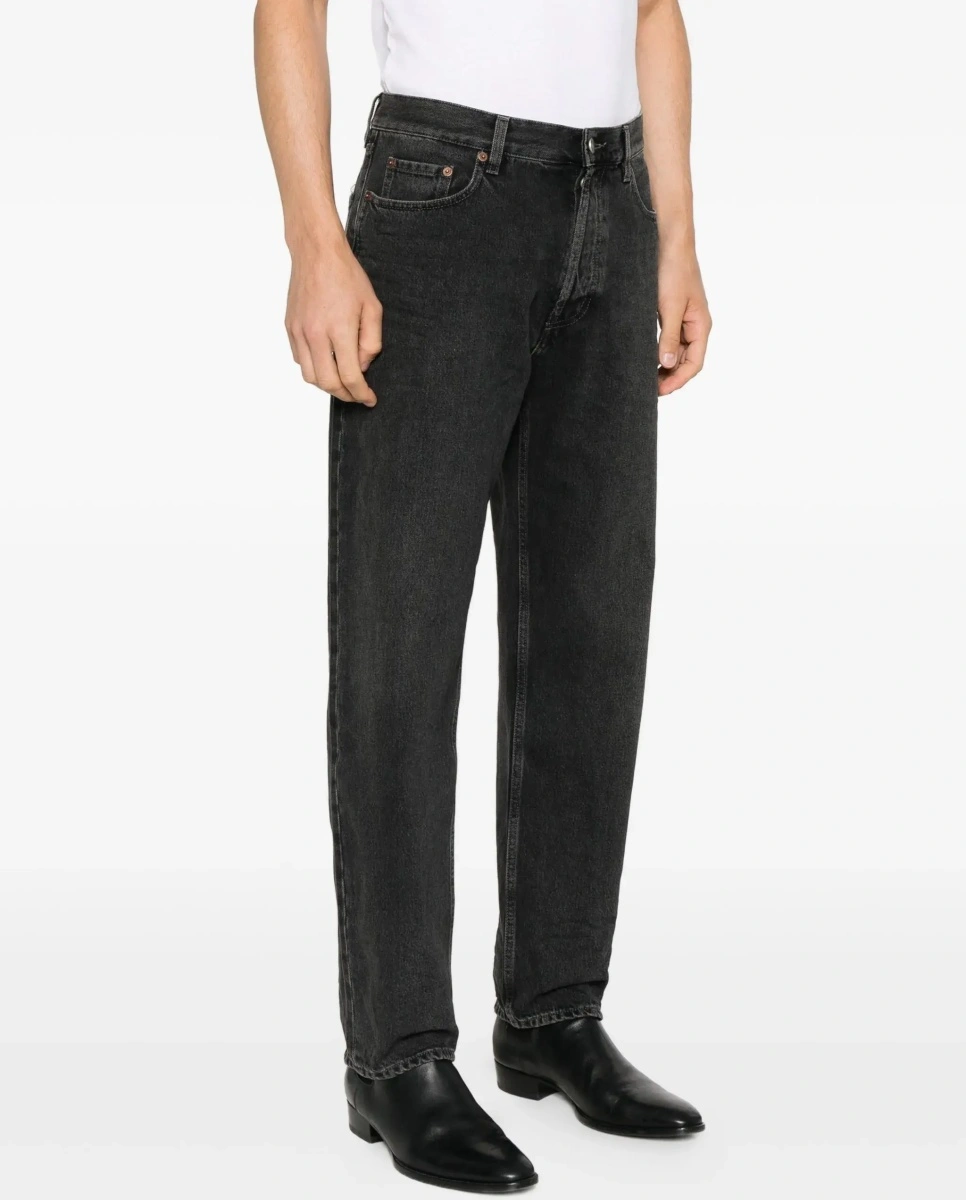 Blugi Saint Laurent negri din denim - Img 6