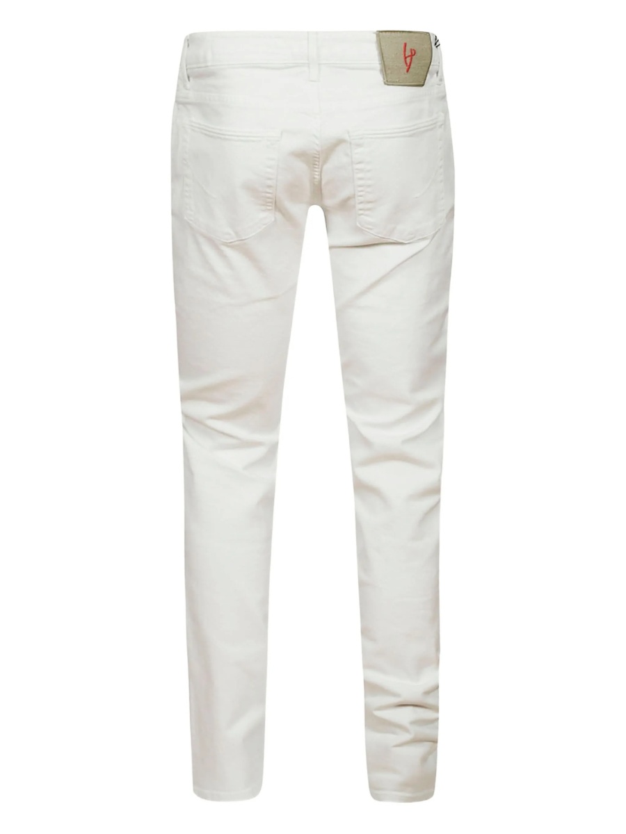 Blugi slim fit HANDPICKED albi - Img 2