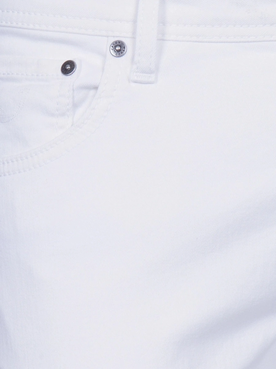 Blugi slim fit Jacob Cohen albi - Img 3