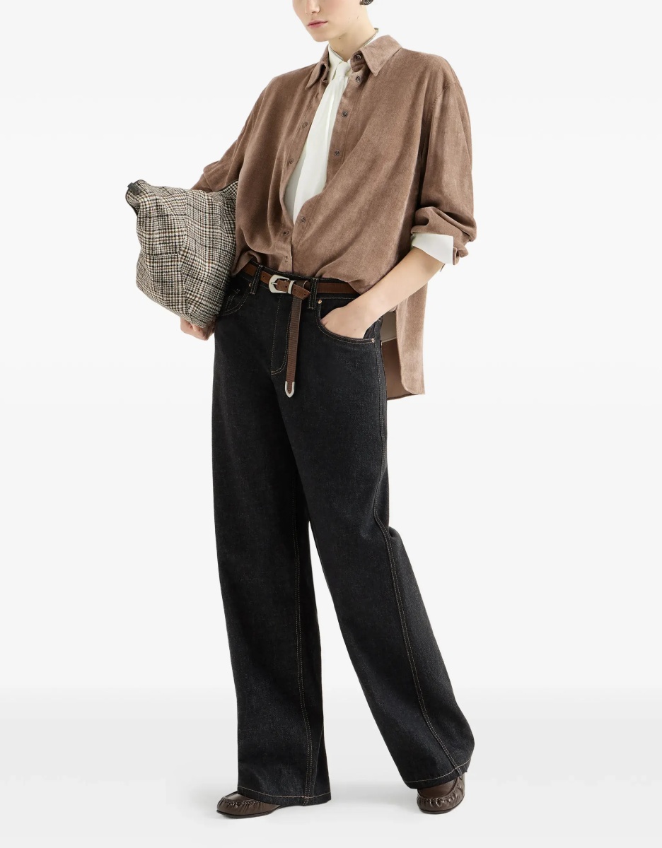 Blugi Straight-leg denim Jeans - Img 4
