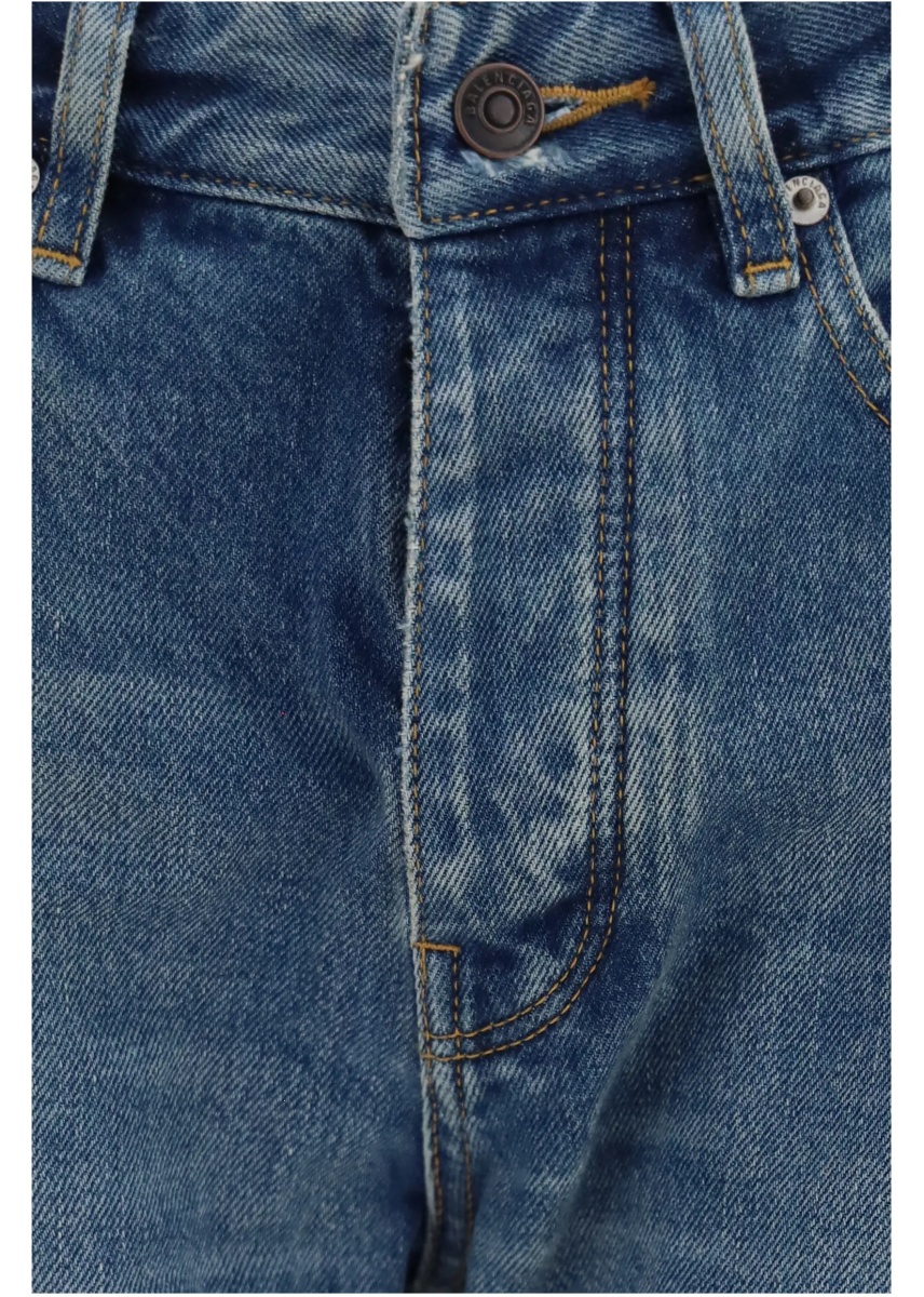 Blugi Straight-leg denim Jeans - Img 3