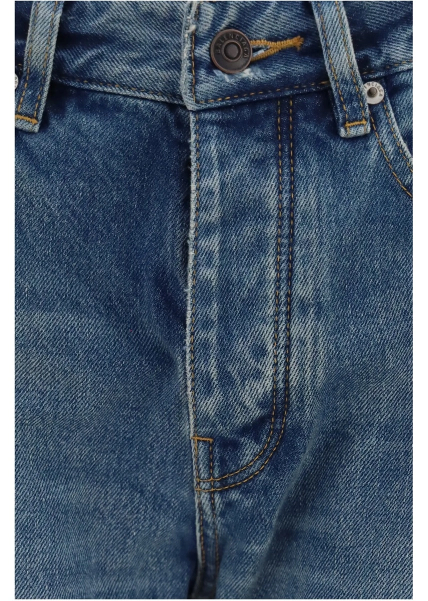 Blugi Straight-leg denim Jeans - Img 3