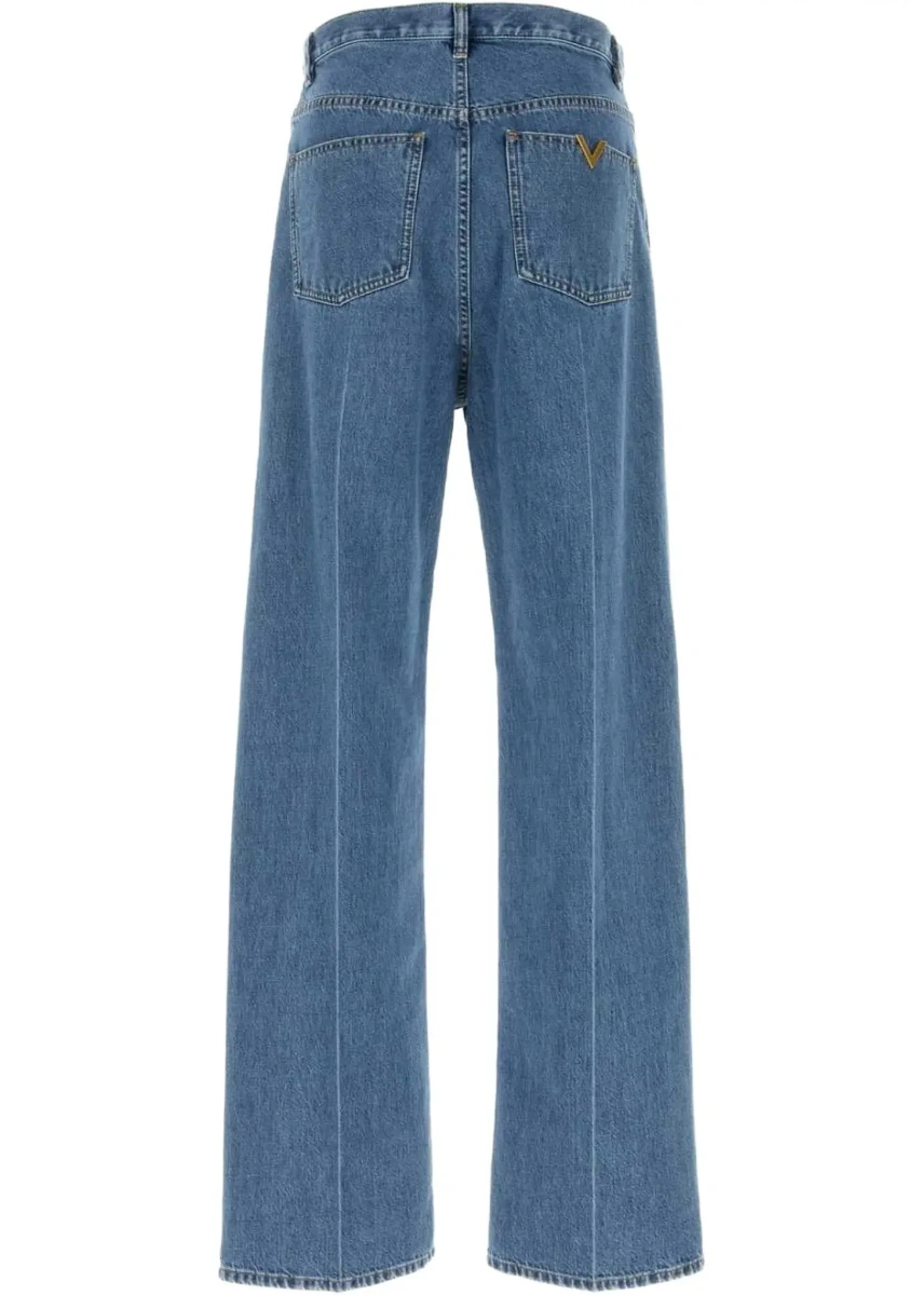 Blugi Straight-leg denim Jeans - Img 4