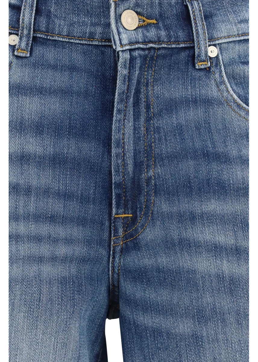 Blugi Straight-leg Vintage wash Jeans - Img 3