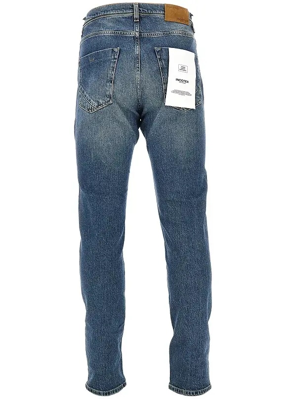 Blugi Stretch denim tapered fit jeans - Img 3