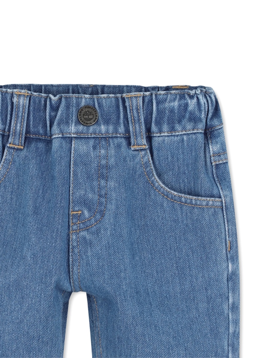 Blugi Timberland albastri din elastan si bumbac - Img 3