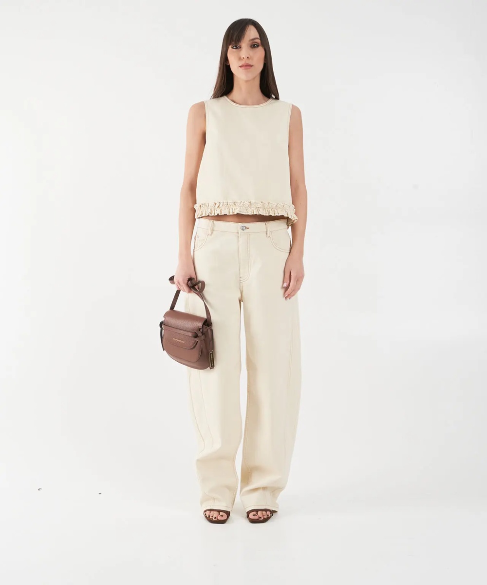 Blugi Wide leg jeans 'Niaka' - Img 3