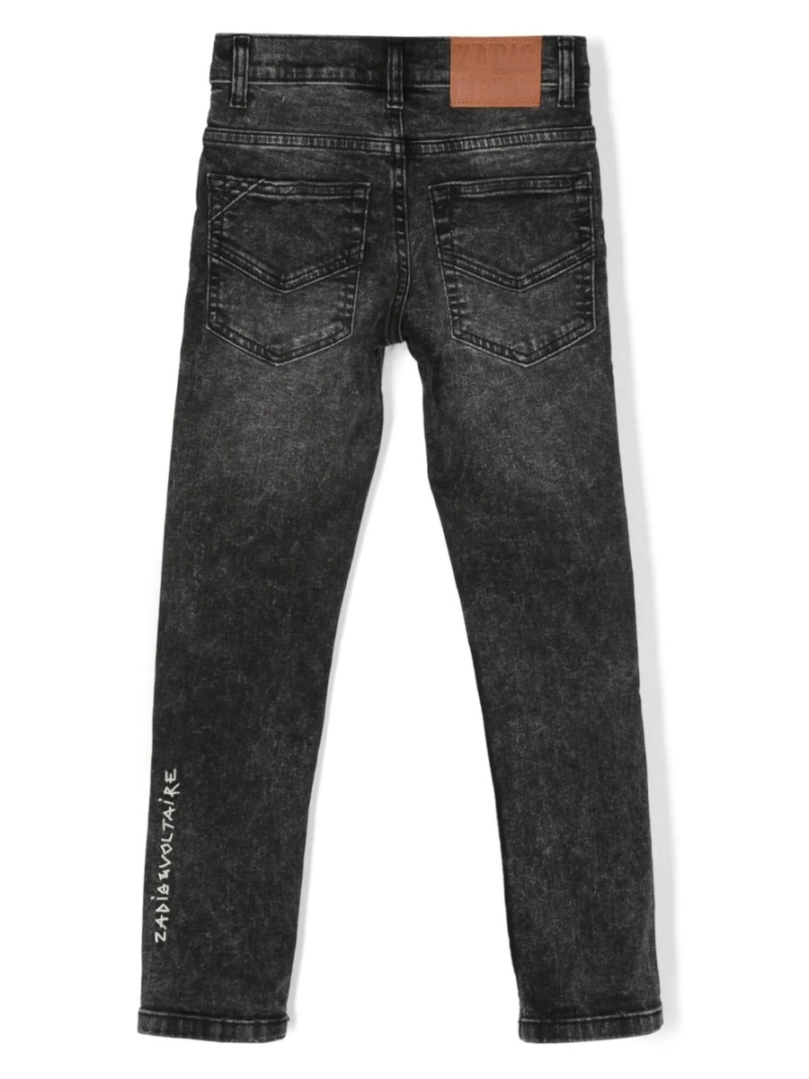 Blugi Zadig &amp; Voltaire negri din spandex/elastan si polyester - Img 2