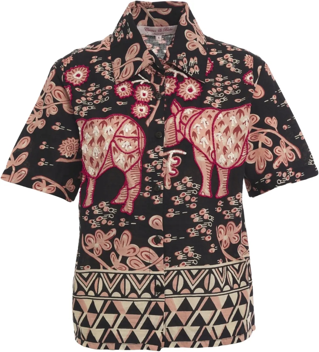 Bluza Blouse with print 'Amanda' - Img 2