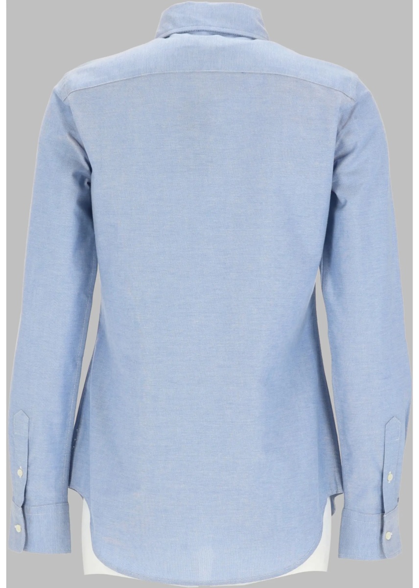 Bluza Camicia In Cotone Con Logo - Img 2