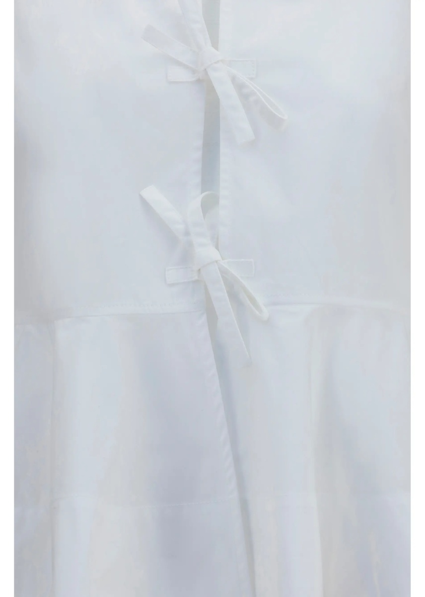Bluza Cotton poplin Blouse with bows - Img 3