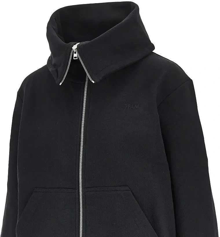 Bluza de trening 7 For All Mankind neagra - Img 2