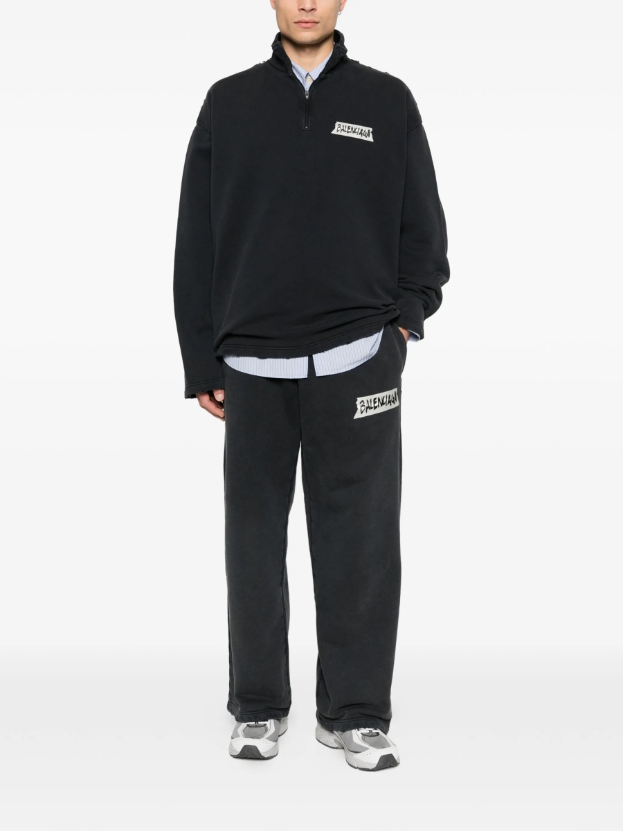 Bluza de trening Balenciaga neagra - Img 2