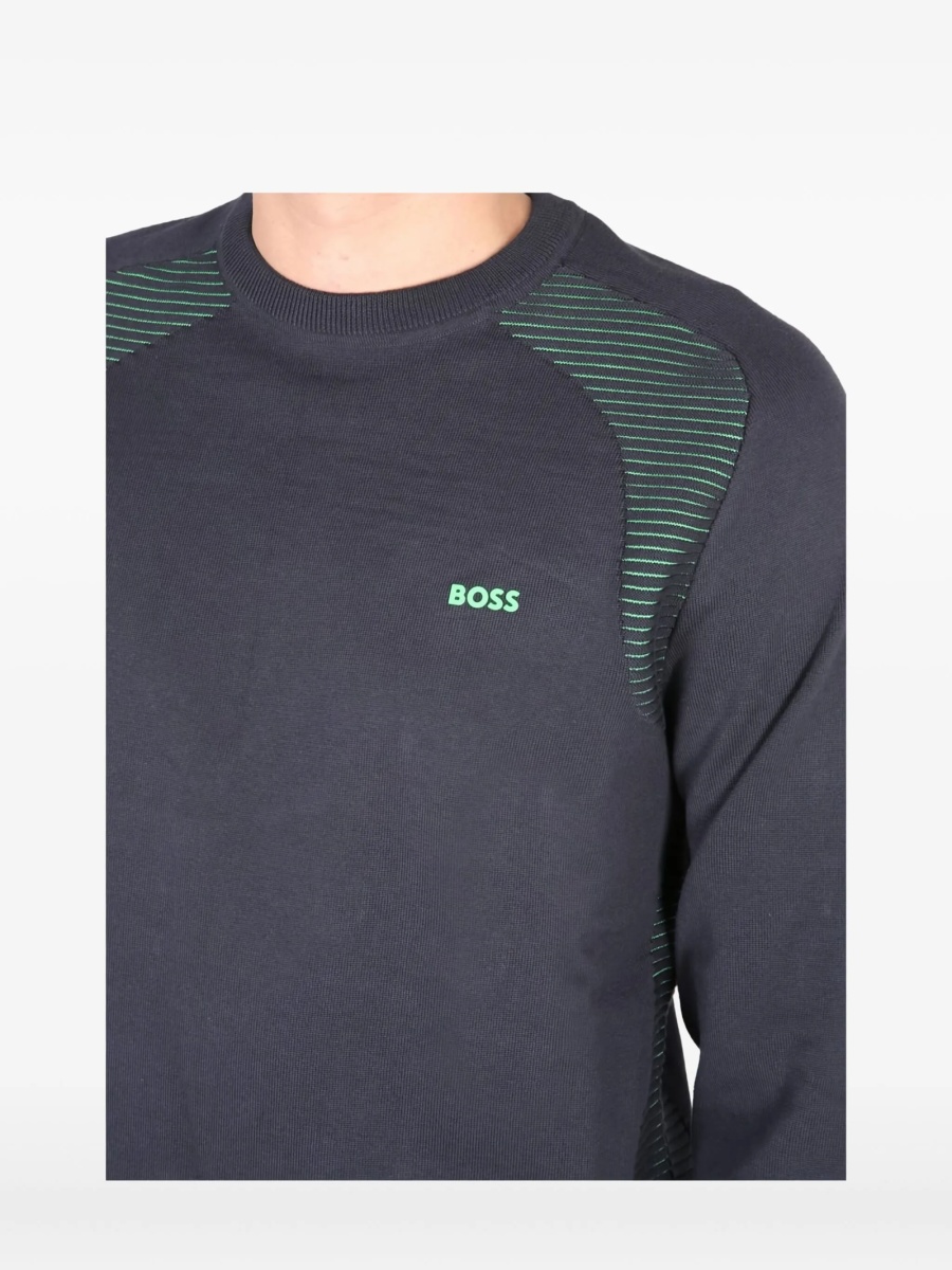 Bluza de trening Hugo Boss albastra - Img 4