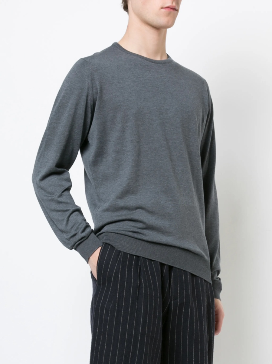 Bluza de trening John Smedley gri - Img 3