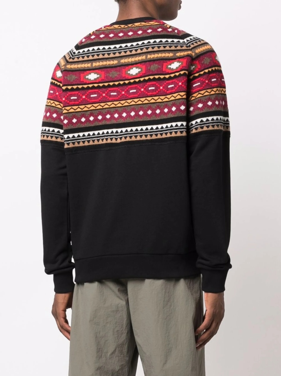 Bluza de trening Marcelo Burlon neagra - Img 4