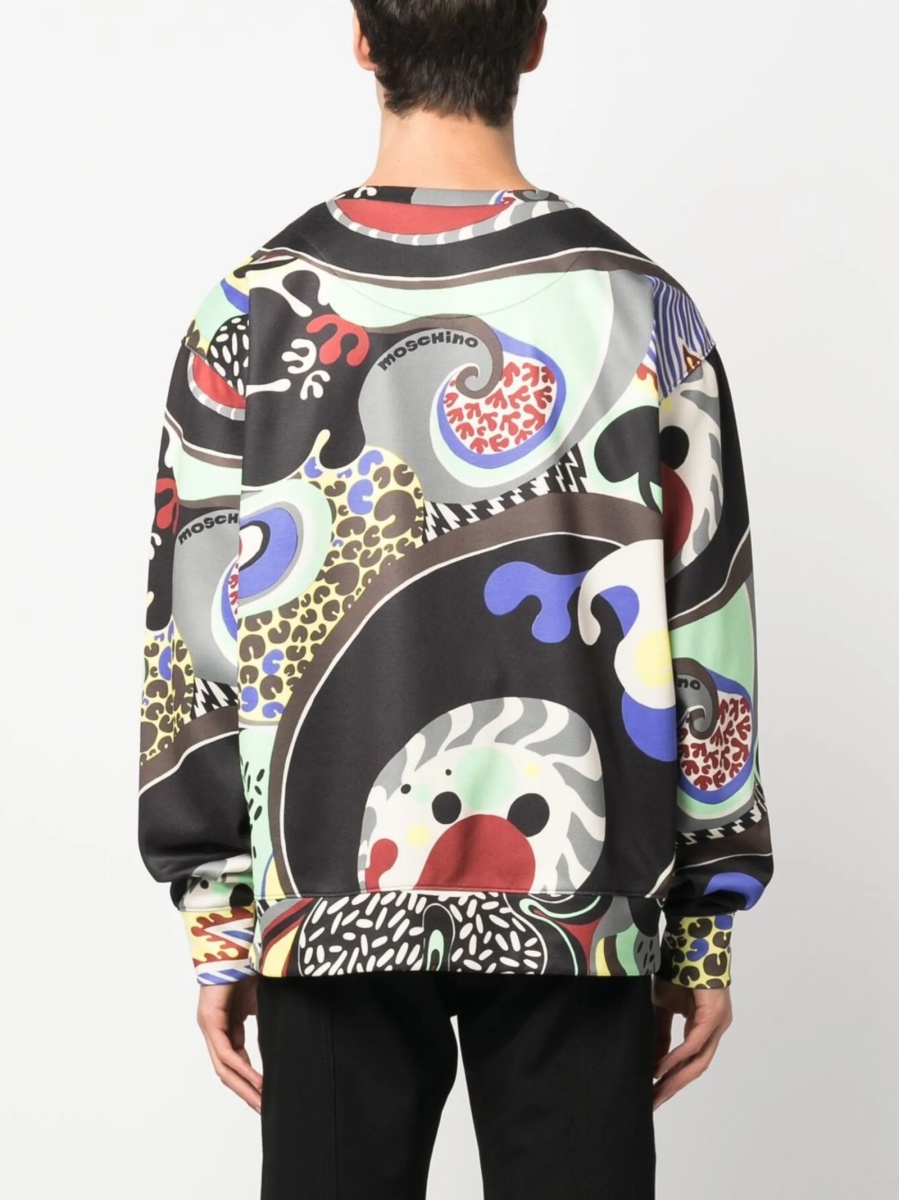 Bluza de trening Moschino neagra - Img 4