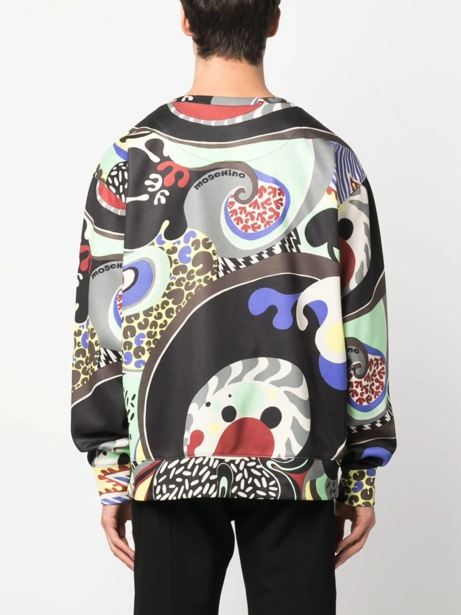 Bluza de trening Moschino neagra - Img 4
