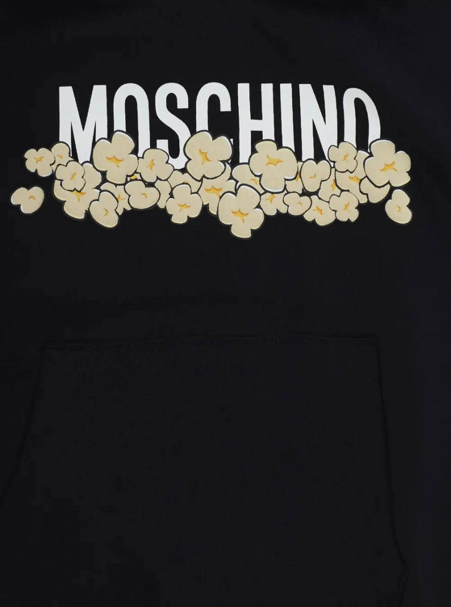 Bluza de trening MoschinoS neagra din bumbac - Img 3