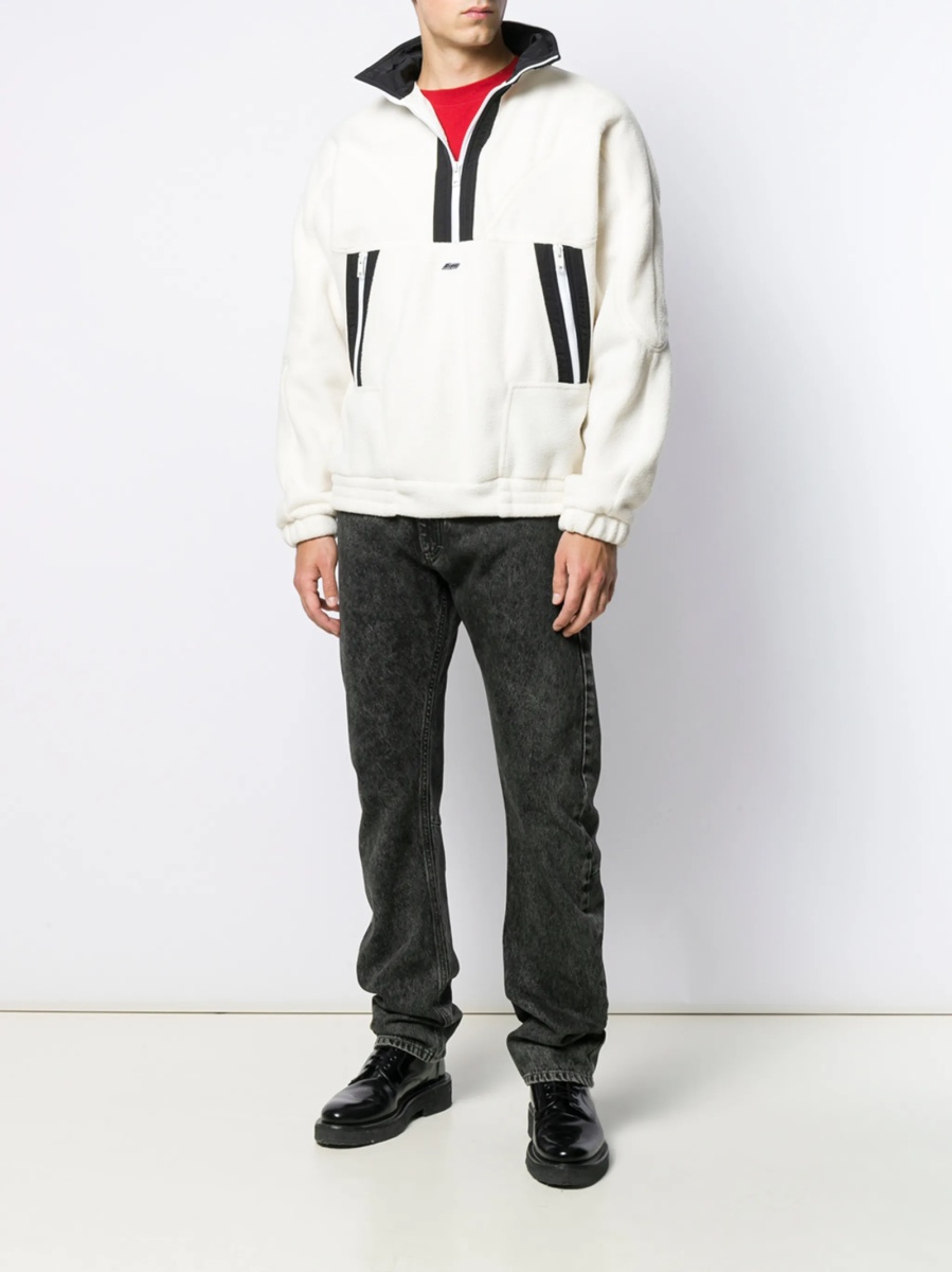 Bluza de trening MSGM alba din polyester - Img 2
