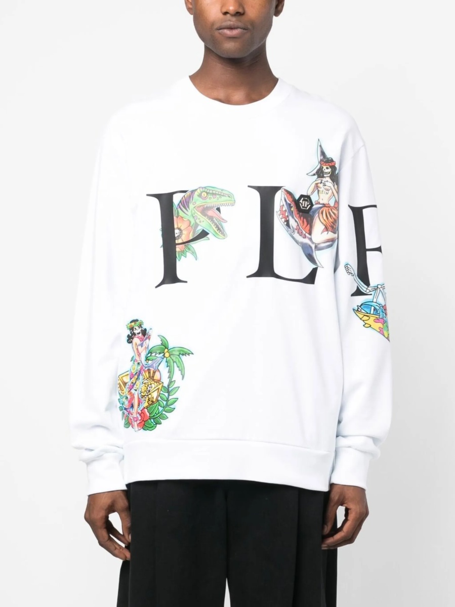 Bluza de trening Philipp Plein alba - Img 3