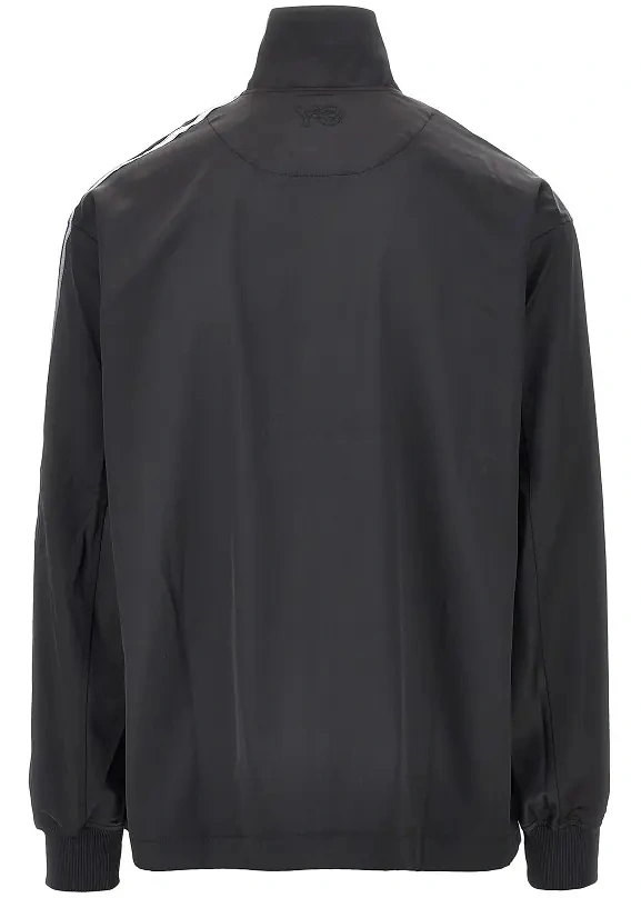 Bluza de trening Y-3 neagra din satin - Img 3