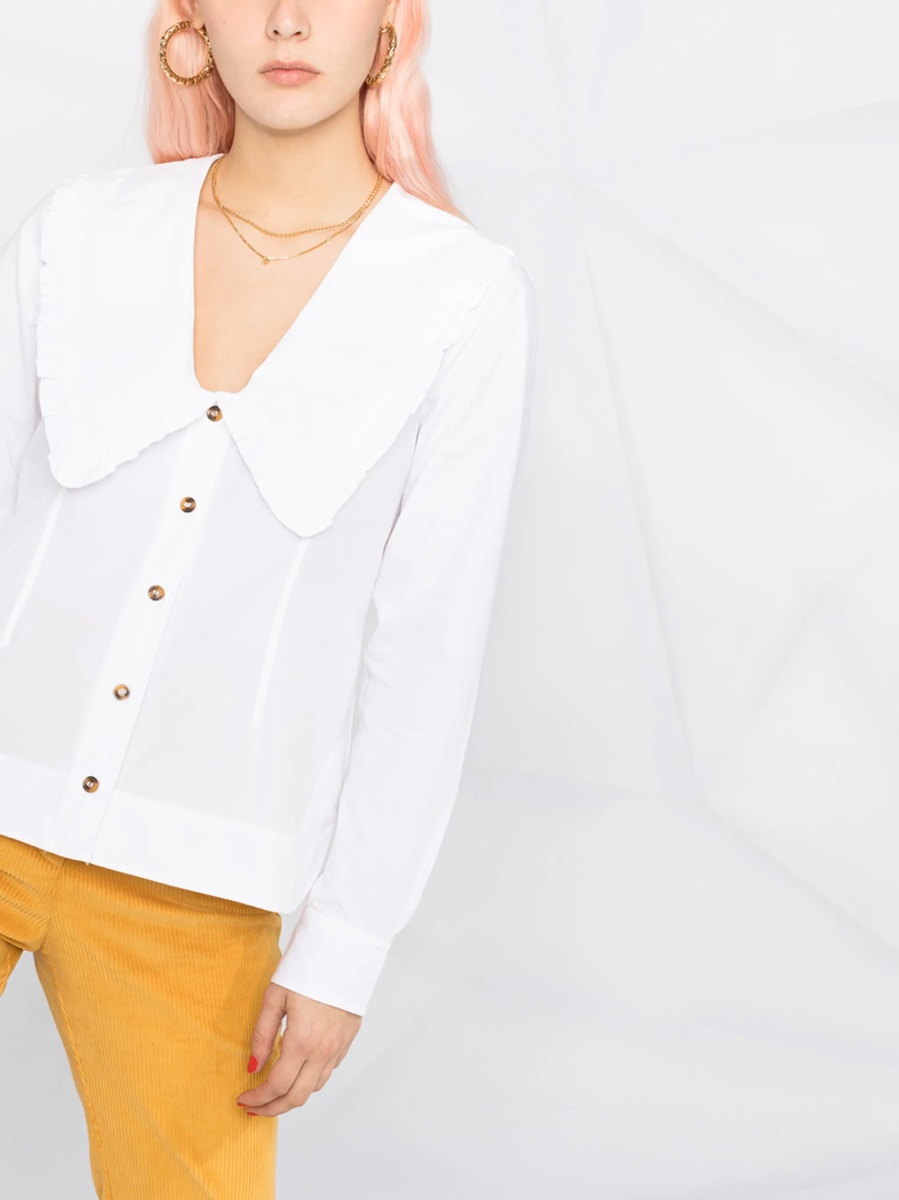 Bluza Ganni alba - Img 5