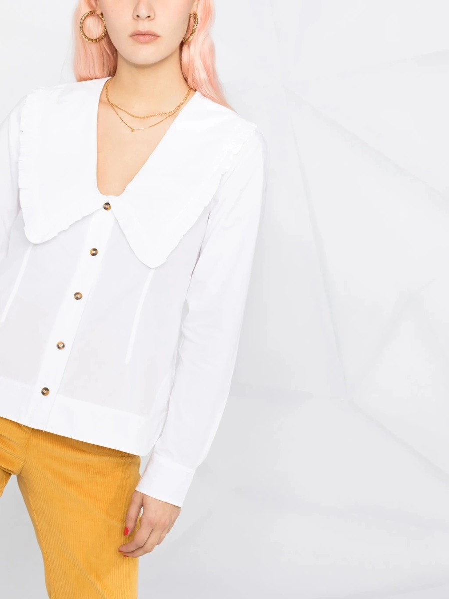 Bluza Ganni alba - Img 5
