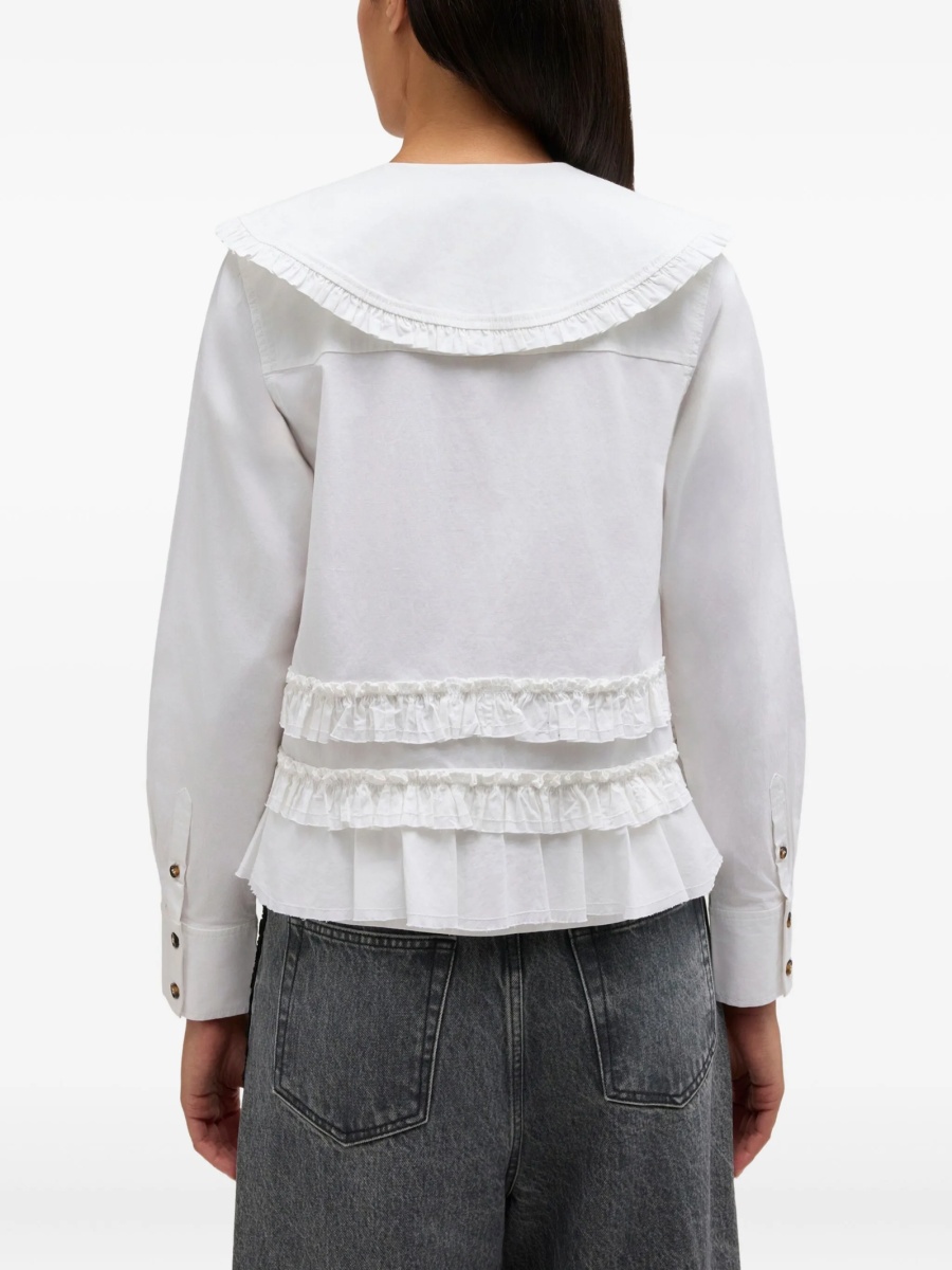 Bluza Ganni alba - Img 4