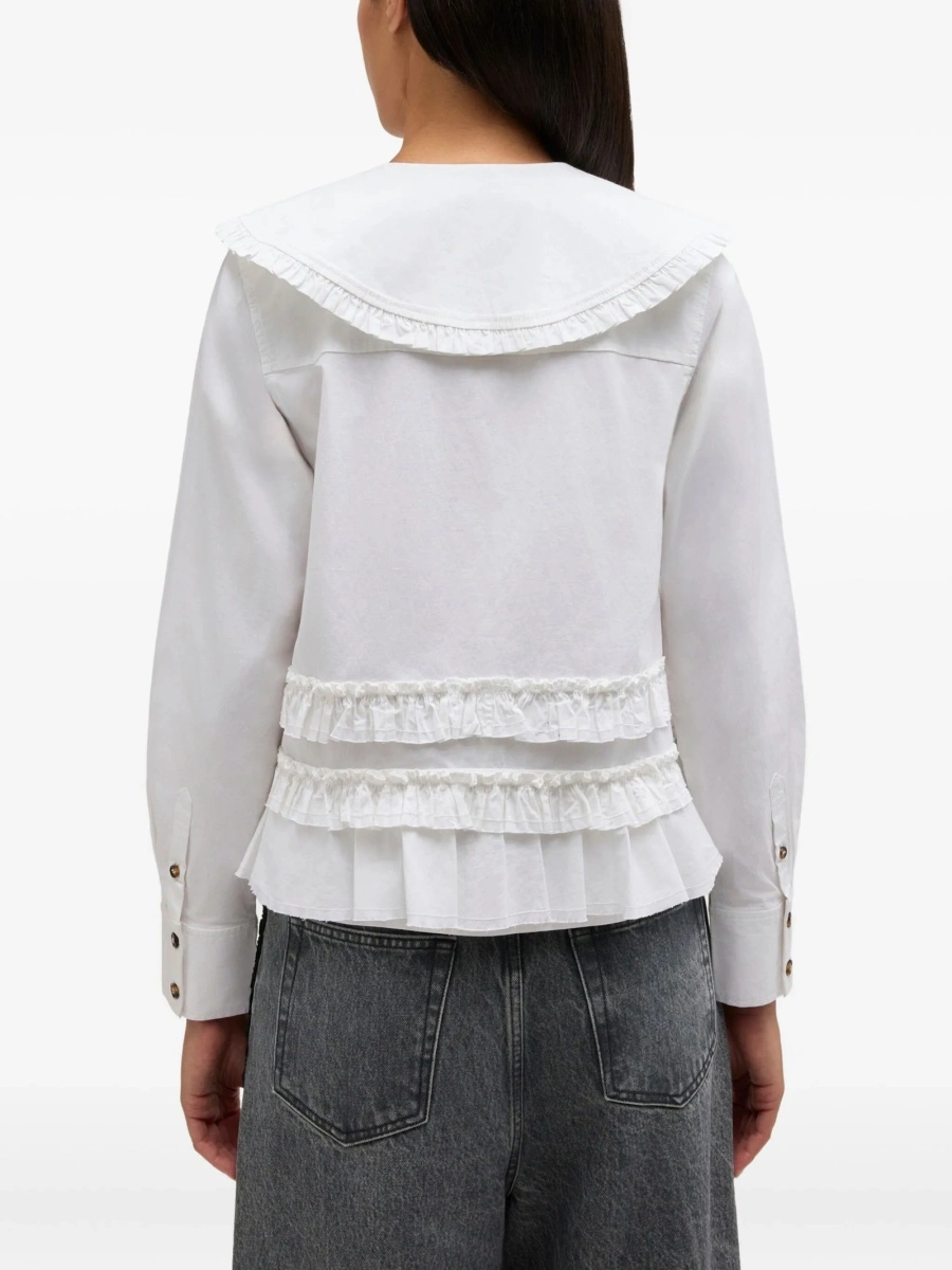 Bluza Ganni alba - Img 4