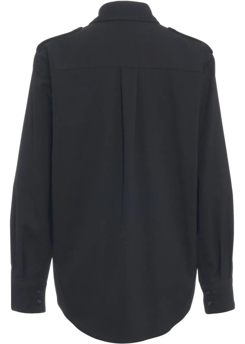 Bluza Shirt blouse with epaulettes - Img 3