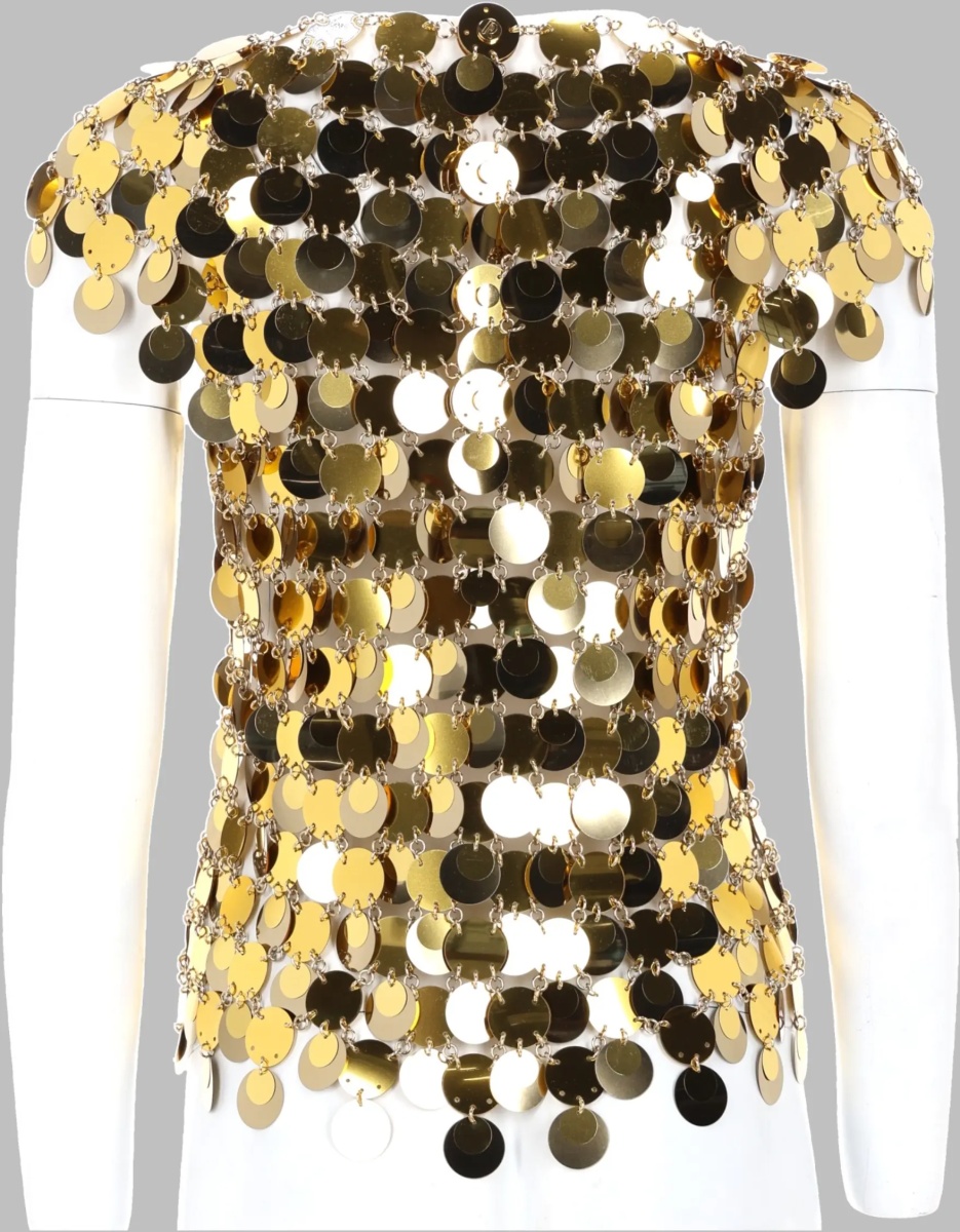 Bluza Top "The Gold Sparkle Disc" - Img 2