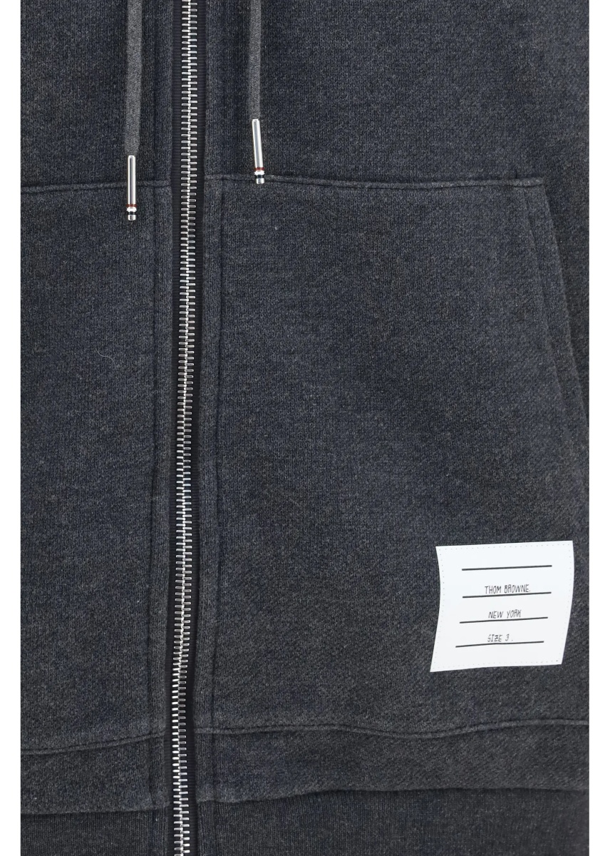 Bluza trening Classic Loopback 4-Bar zip-up Hoodie - Img 3