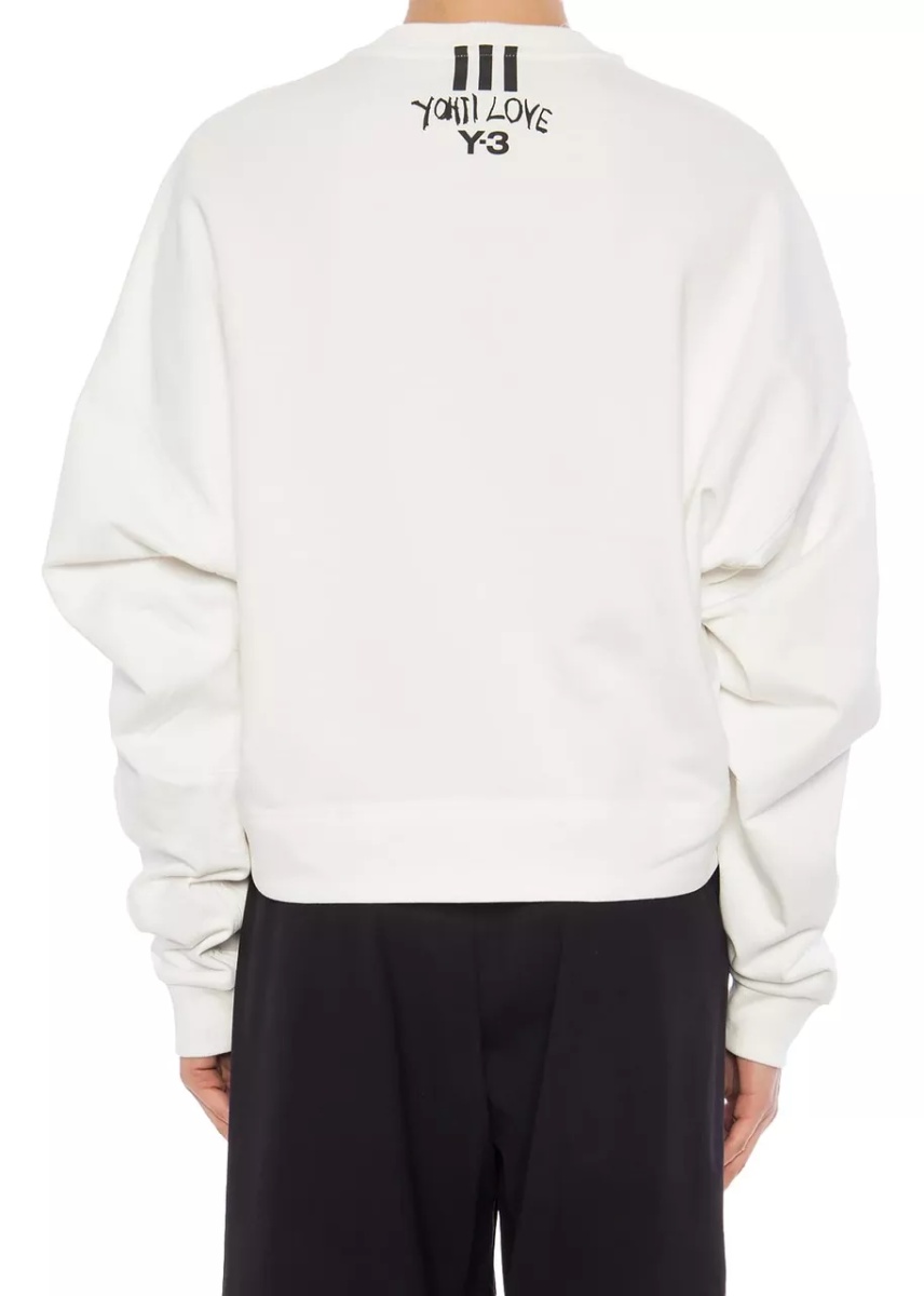 Bluza trening Cropped Yohji Love Sweatshirt DY7229 - Img 4