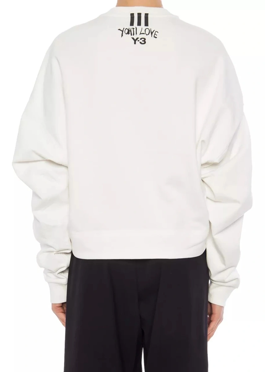 Bluza trening Cropped Yohji Love Sweatshirt DY7229 - Img 4