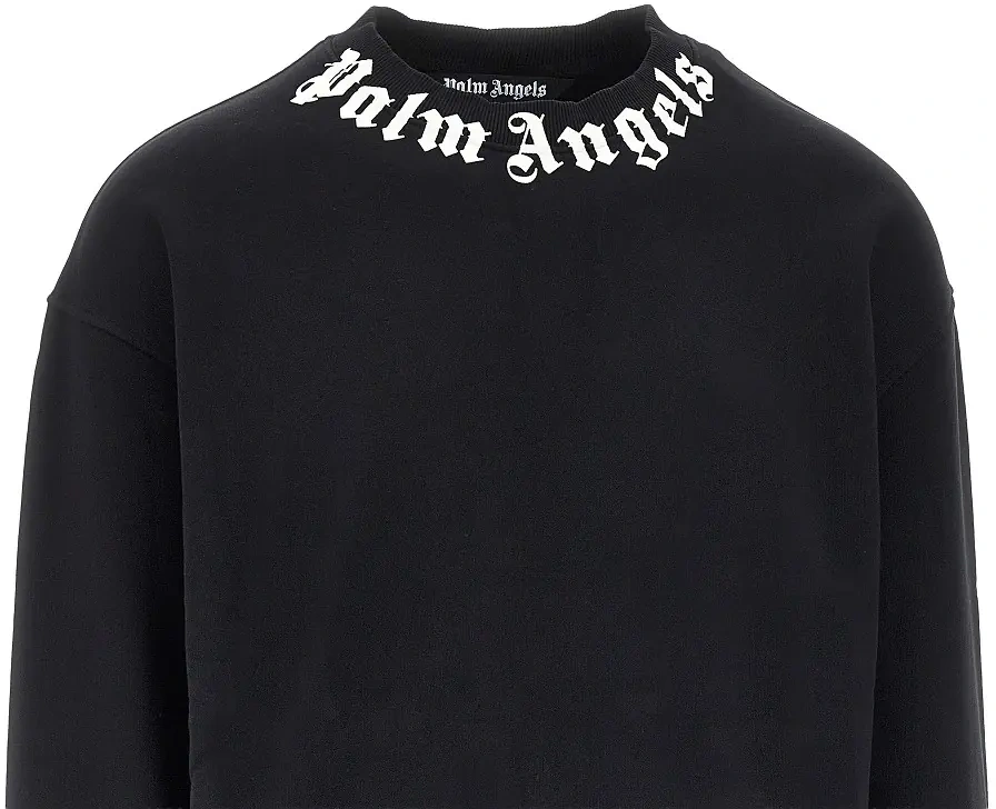 Bluza trening Neck logo print crewneck sweatshirt - Img 2