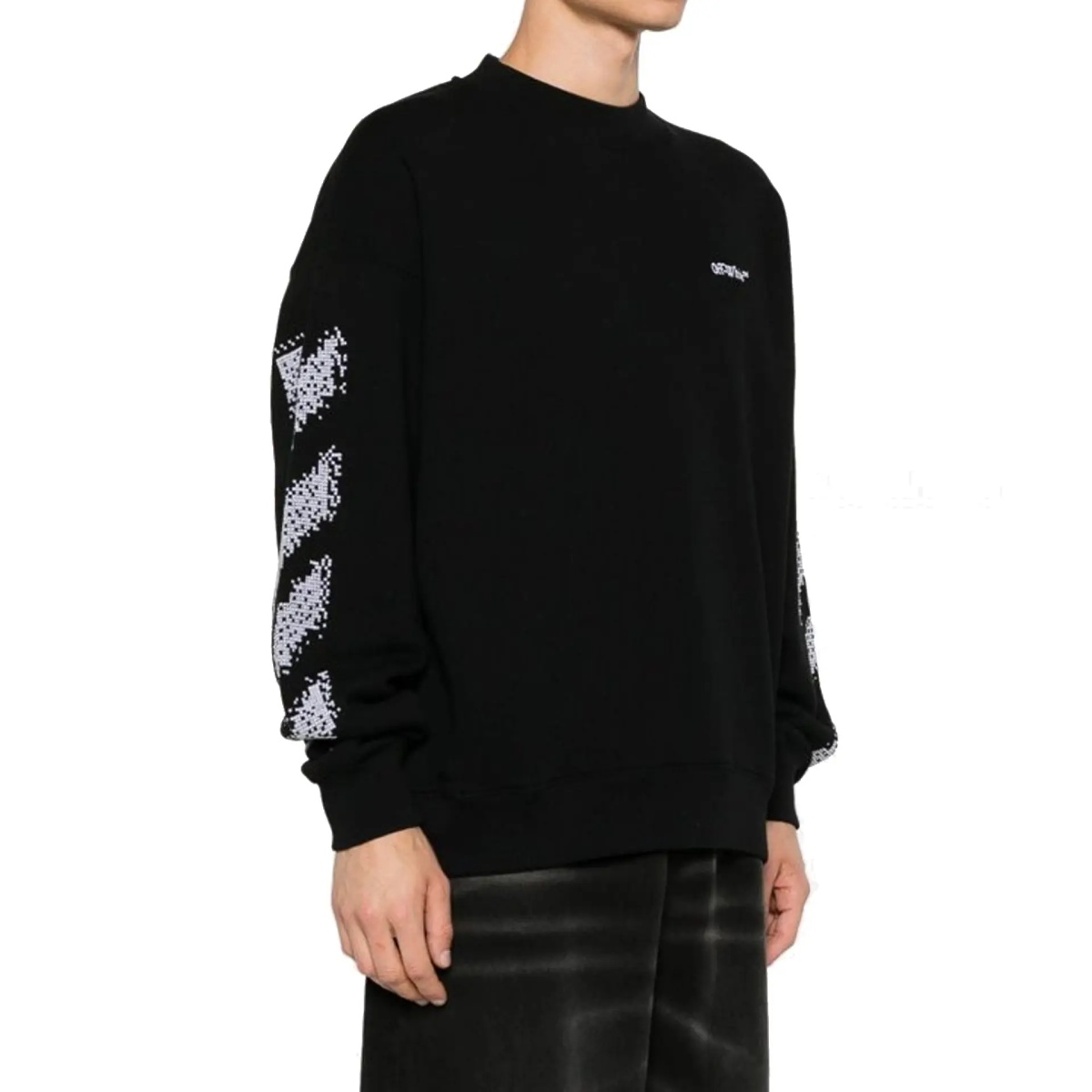 Bluza trening Off White Pixel Diag Sweatshirt - Img 2