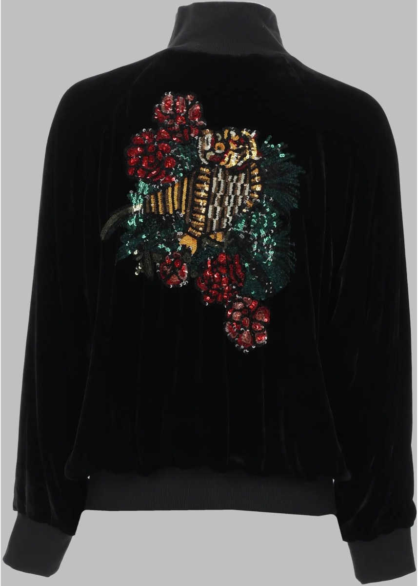 Bluza trening P.A.R.O.S.H. Felpa Con Dettagli In Paillettes - Img 2