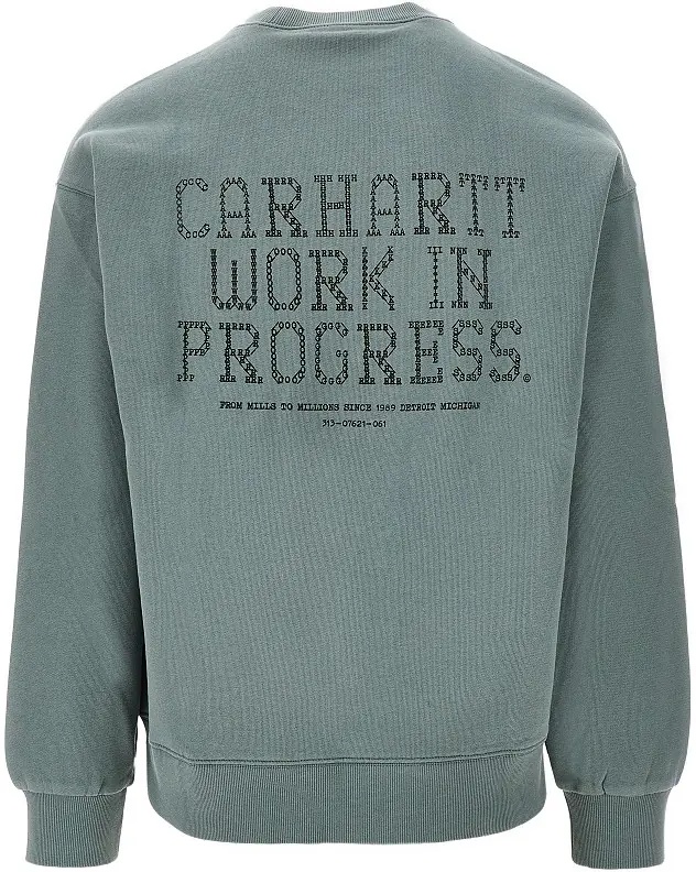 Bluza trening 'Punched' crewneck sweatshirt - Img 3