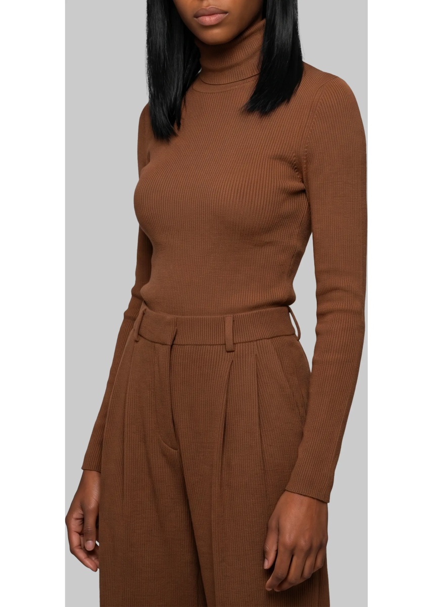 Bluza Turtleneck In Wool Yarn - Img 2