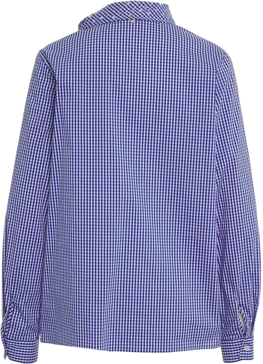 Bluze Striped blouse with bow collar Liu Jo White Striped blouse with bow collar - Img 3