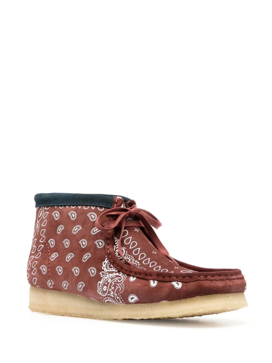 Bocanci Clarks maro din piele intoarsa - Img 2